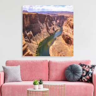 Toile Paysage magnifique du Grand Canyon et du fleuve Co