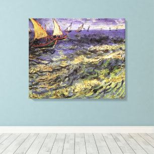 Toile Paysage marin à Saintes Maries par Vincent van Gog