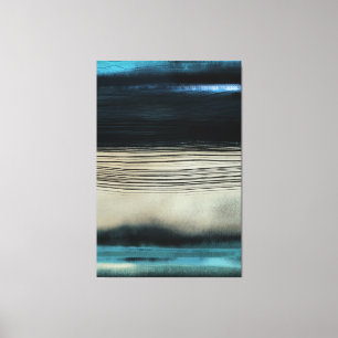 Toile Paysage marin Abstrait moderne Art côtier contempo