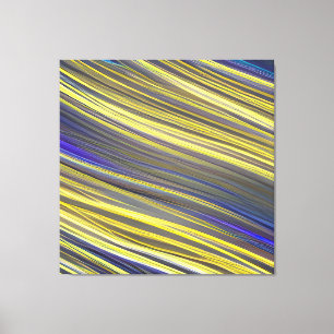 Toile Paysage marin abstrait Vagues fracturées 06