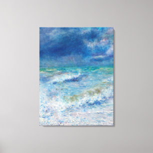 Toile Paysage marin bleu par Renoir