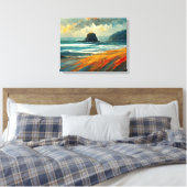 Toile Paysage marin de l'Oregon Rêve de côte Abstrait (Insitu(Chambre))