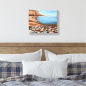 Toile Paysage marin peint à la main (Insitu(Chambre))