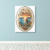 Toile Paysage marin romantique (Insitu (Plancher de Bois))