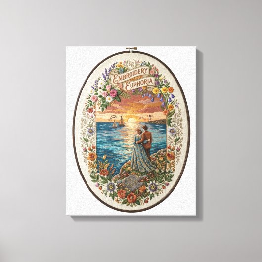 Toile Paysage marin romantique (Recto)