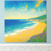 Toile Paysage maritime 07 (Insitu (Plancher de Bois))