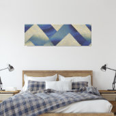 Toile Paysage maritime Abstrait fracturé Zig Zag Waves 0 (Insitu(Chambre))