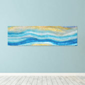 Toile Paysage maritime Abstrait Vagues fracturées 22 San (Insitu (Plancher de Bois))