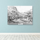 Toile Paysage montagneux (Insitu (Plancher de Bois))
