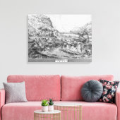 Toile Paysage montagneux (Insitu(Salon))