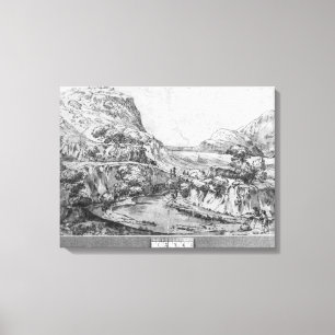 Toile Paysage montagneux