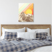 Toile Paysage montagneux 1 | Florent Bodart (Insitu(Chambre))