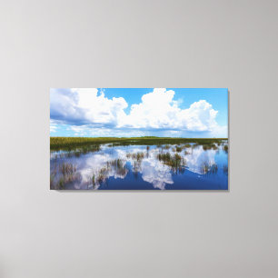 Toile Paysage naturel de marais