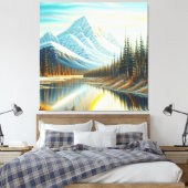 Toile Paysage naturel du Canada - L'art exceptionnel des (Insitu(Chambre))