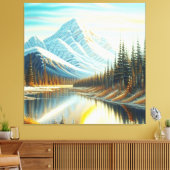 Toile Paysage naturel du Canada - L'art exceptionnel des (Insitu(Salon))