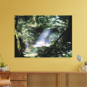 Toile Paysage naturel Lumière du soleil à travers les ar (Insitu(Salon))