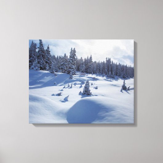Toile Paysage neigeux (Recto)