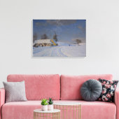 Toile Paysage neigeux en hiver (par H.A. Brendekilde) (Insitu(Salon))