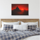 Toile Paysage nocturne de la prairie céleste (Insitu(Chambre))