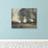 Toile Paysage (par Camille Corot) (Insitu (Plancher de Bois))