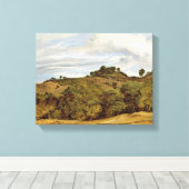 Toile Paysage près d'Olevano, 1822 (Insitu (Plancher de Bois))