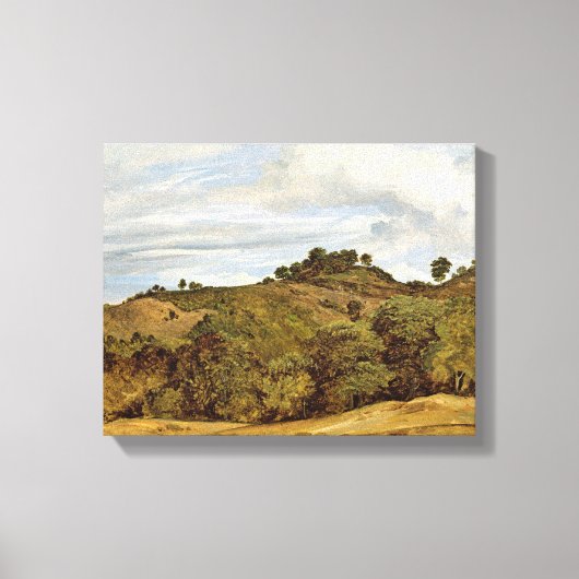 Toile Paysage près d'Olevano, 1822 (Recto)