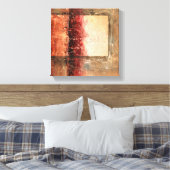 Toile Paysage rouge Abstrait (Insitu(Chambre))