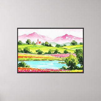 Toile Paysage rural