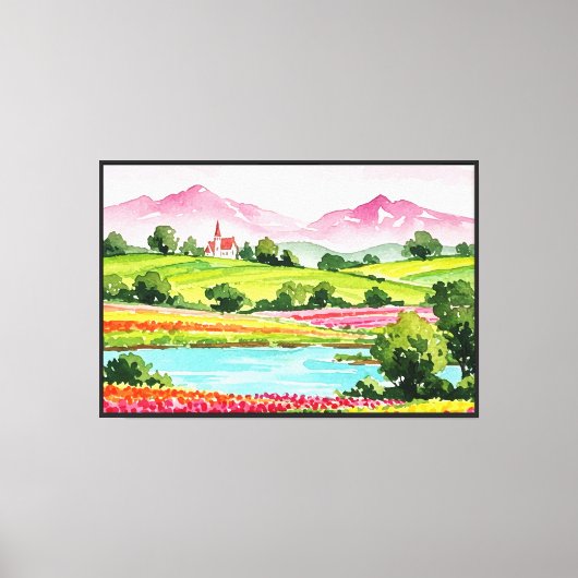 Toile Paysage rural (Recto)