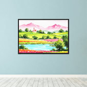 Toile Paysage rural (Insitu (Plancher de Bois))