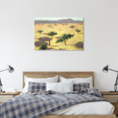 Toile Paysage sahélien Mali 1991 (Insitu(Chambre))