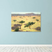 Toile Paysage sahélien Mali 1991 (Insitu (Plancher de Bois))