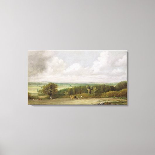 Toile Paysage : Scène à Suffolk (A Summerlan (Recto)