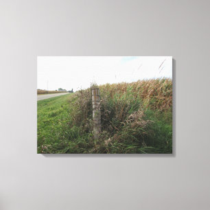 Toile Paysage serein Poste rural dans le Midwest