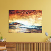 Toile Paysage Sunny Watercolor Mountains (Insitu(Salon))
