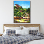 TOILE PAYSAGE TOSCANE (Insitu(Chambre))