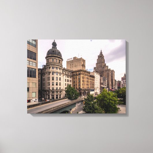Toile paysage urbain (Recto)