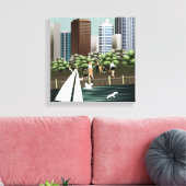 Toile Paysage urbain (Insitu(Salon))