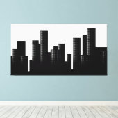 Toile paysage urbain (Insitu (Plancher de Bois))