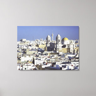 Toile Paysage urbain de Cadix, Espagne