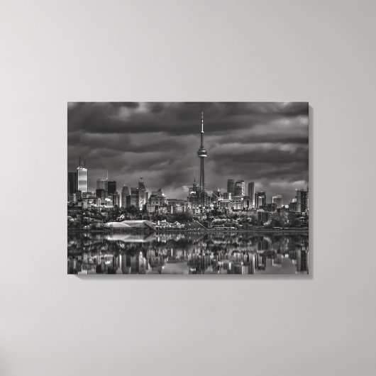 Toile Paysage urbain de Toronto à Sheldon Lookout Reflec (Recto)