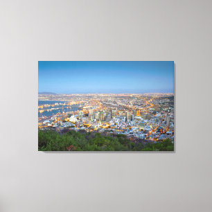 Toile Paysage urbain depuis le sommet de Signal Hill au