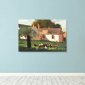 Toile Paysage (vers 1872-1874) par Winslow Homer (Insitu (Plancher de Bois))