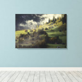 Toile Paysage vert (Insitu (Plancher de Bois))