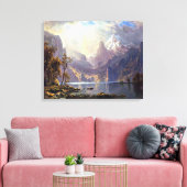 Toile Paysage vintage, lac Tahoe par Albert Bierstadt (Insitu(Salon))