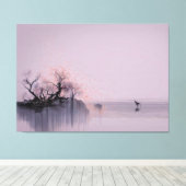 Toile Paysage zen minimaliste (Insitu (Plancher de Bois))
