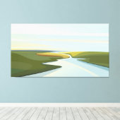 Toile Paysages fluviaux (Insitu (Plancher de Bois))