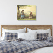 Toile Paysans au repos (Insitu(Chambre))