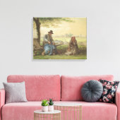 Toile Paysans au repos (Insitu(Salon))