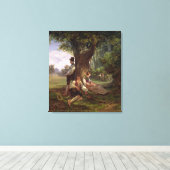 Toile Paysans ayant une sieste, 1841 (Insitu (Plancher de Bois))
